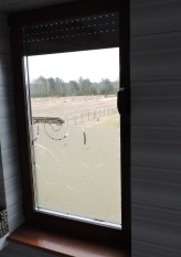 Naklejka na szybę, zazdroska, kwiaty, ornamenty. 