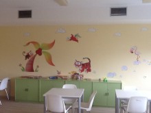 Naklejki dla dzieci, palma, tygrys, papuga, małpka. 