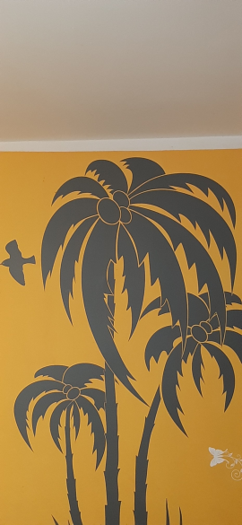 naklejka na ścianę palma