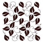 Naklejka na płytki Flora K6