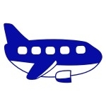 Naklejka na ścianę Samolocik M32