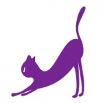 Naklejka ścienna matowa Kot M8