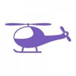 Szablon malarski dla dzieci Helikopter S3