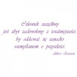 Naklejka ścienna cytat Albert Einstein M5