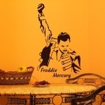 Naklejka welurowa dekoracyjna Freddie Mercury W3