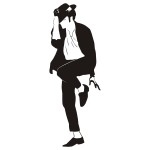 Naklejka ścienna Michael Jackson M20