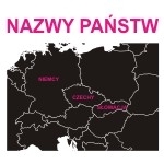 Szablony ścienne Nazwy państw S19