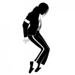 Naklejka welurowa ścienna Michael Jackson W13