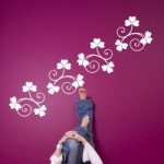 Naklejki na ścianę Koniczyna M30