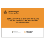 Naklejka dofinansowano z programu 