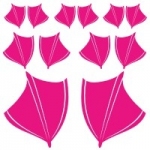 Naklejki na ścianę Ślady kaczki M26