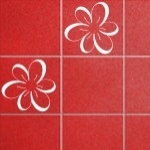 Naklejka na kafle Kwiatek K3