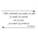 Naklejka na ścianę cytat Konfucjusz M13