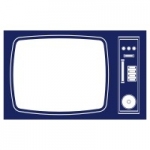 Naklejka dekoracyjna Stary telewizor M13