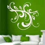 Naklejka ścienna Motyw florystyczny M1