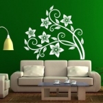 Naklejka do dekoracji pokoju Flora M6