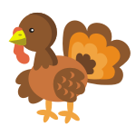 Naklejka na ścianę Indyk K6