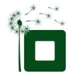 Naklejka welurowa na włącznik dmuchawiec W18