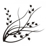 Naklejka ścienna Kwiat M21