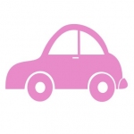 Naklejka ścienna Samochodzik osobowy M29