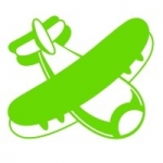 Naklejka na ścianę Samolot dwupłatowiec M36