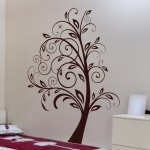 Naklejka dekoracyjna Florystyczne drzewo M6