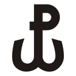 Naklejka Kotwica Walcząca M19