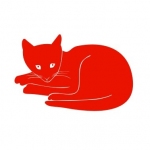 Naklejka ścienna Śpiący kot M24
