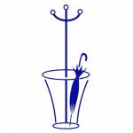 Naklejka ścienna Wieszak z parasolką M11