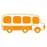 Naklejka ścienna Autobus M2