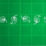 Naklejki na płytki Listki K10