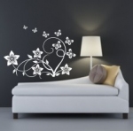 Naklejka na ścianę z Kwiatami M14