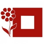 Naklejka na kontakt z kwiatkiem M9