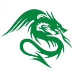 Naklejka na ścianę Chiński smok M5