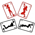 Naklejka ścienne Karty M9