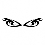 Naklejka ścienna Oczy M21