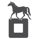 Naklejka pod włącznik koń nr M67