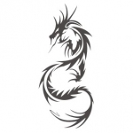 Naklejka na ścianę Smok M3