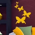 Naklejki na ścianę Zestaw motylków M16