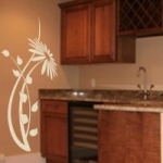 Szablon ścienny Kwiat S20