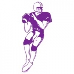 Naklejka na ścianę Rugbista M41