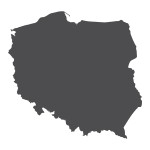 Naklejka ścienna Mapa Polski M9