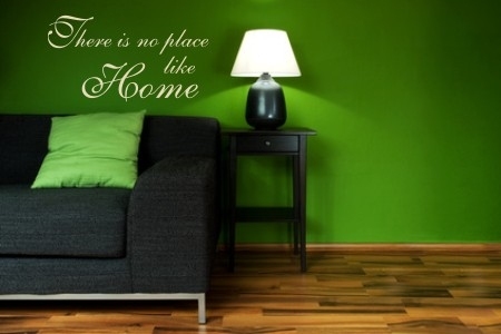 naklejka na ścianę napisy po angielsku There is no place like Home