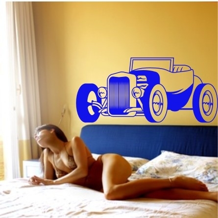 Naklejki na ścianę samochody