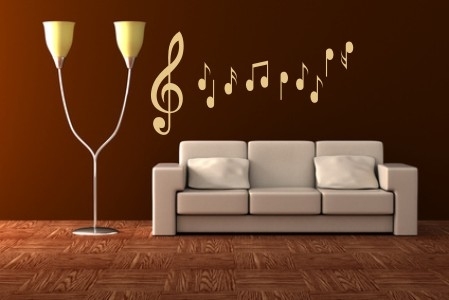 Naklejki nutki samoprzylepne na ścianę