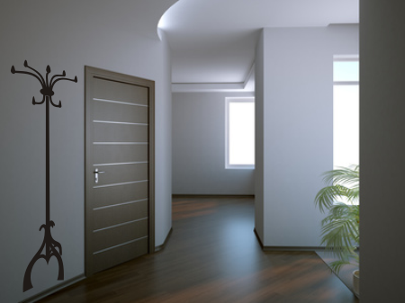 Szablony na ścianę do malowania wieszaki na ubrania i płaszcze