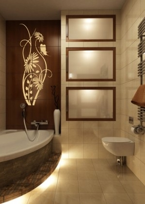 Szablony dekoracyjne na ścianę z motywem florystycznym