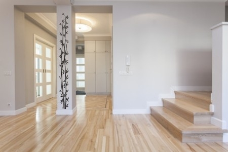 Bambusy dekoracje na scianie