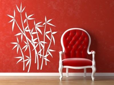 Naklejki na ścianę bambusy