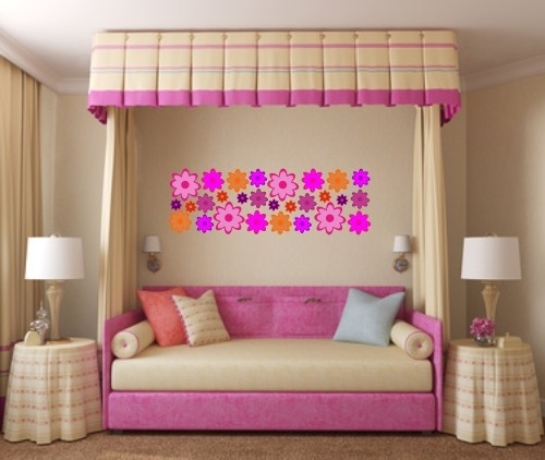 Naklejki na ścianę do pokoju dziewczynki